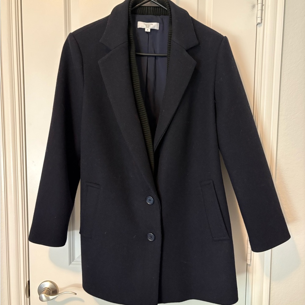 Thakoon Blue Wool Coat